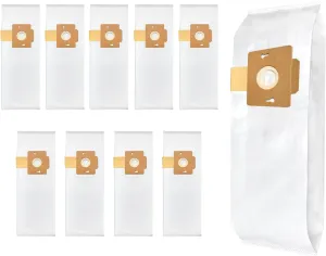 10Pack Type F HEPA Vacuum Bags for Simplicity Freedom F3300,F3400,F3500,F3600/SF1 & Riccar Supralite R10E/ Rsl1/Rsl1a/Ral1ac/Rsl2/Rsl3/Rsl3c/Rsl4/Rsl5/Rsl5c Uprights Part RFH6 RSL-6 SFH6