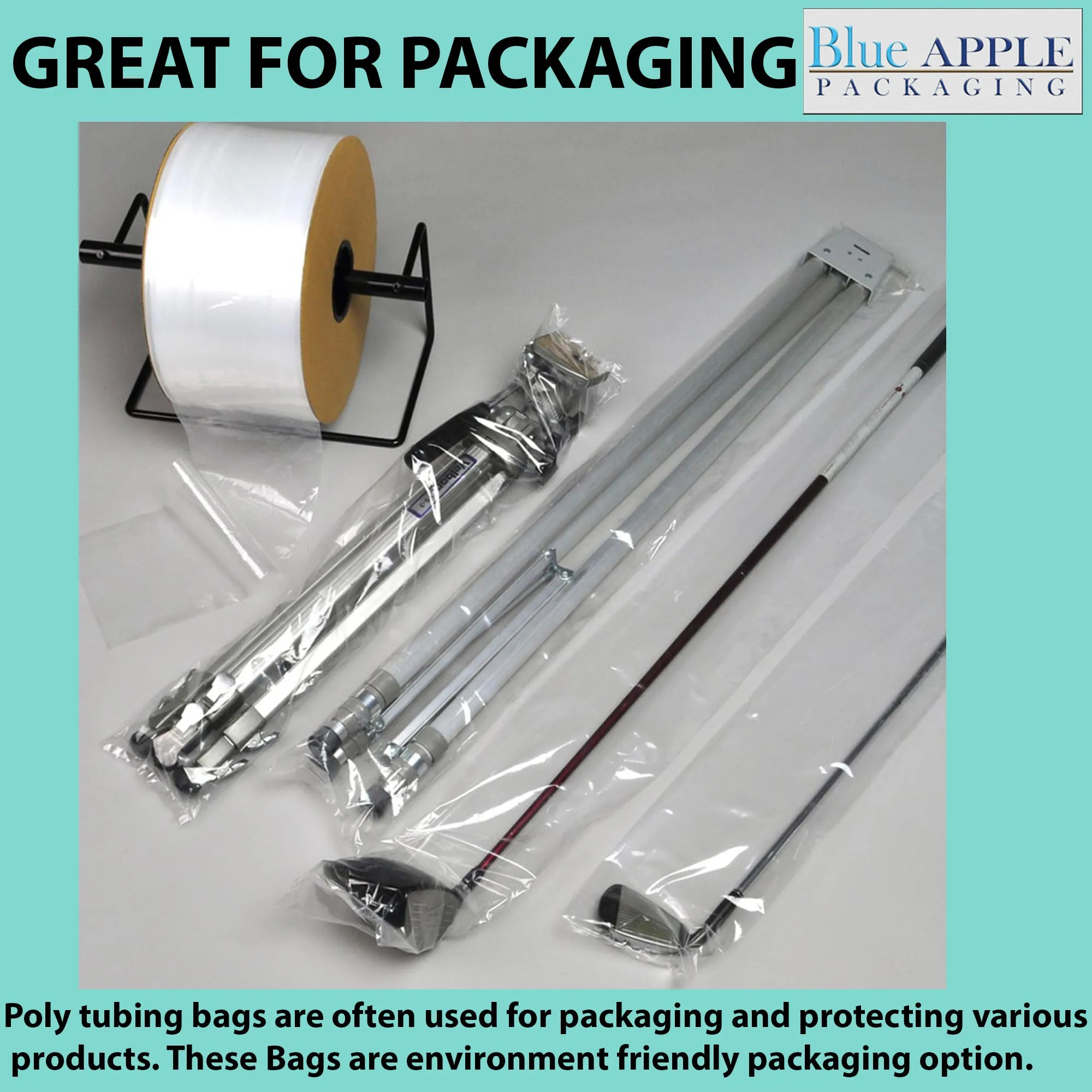 12 inch x 2150ft Poly Tubing Roll 2 Mil LDPE Low Density