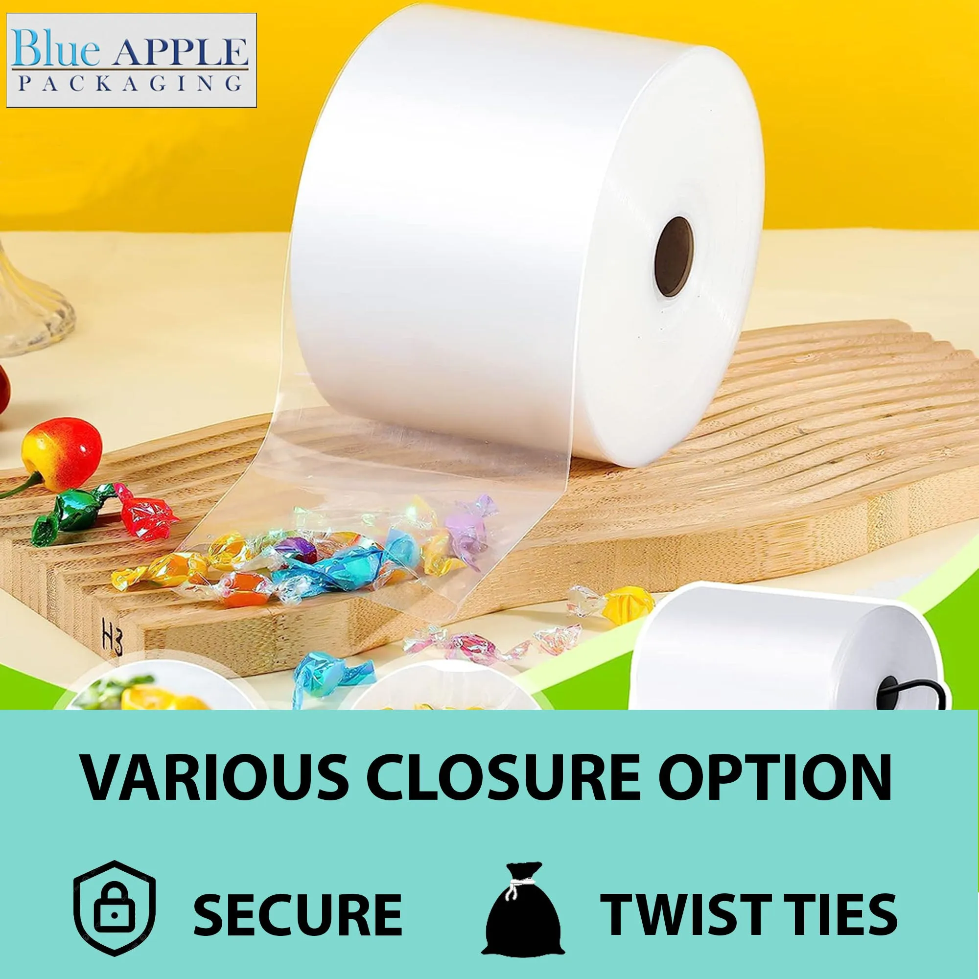 12 inch x 2150ft Poly Tubing Roll 2 Mil LDPE Low Density
