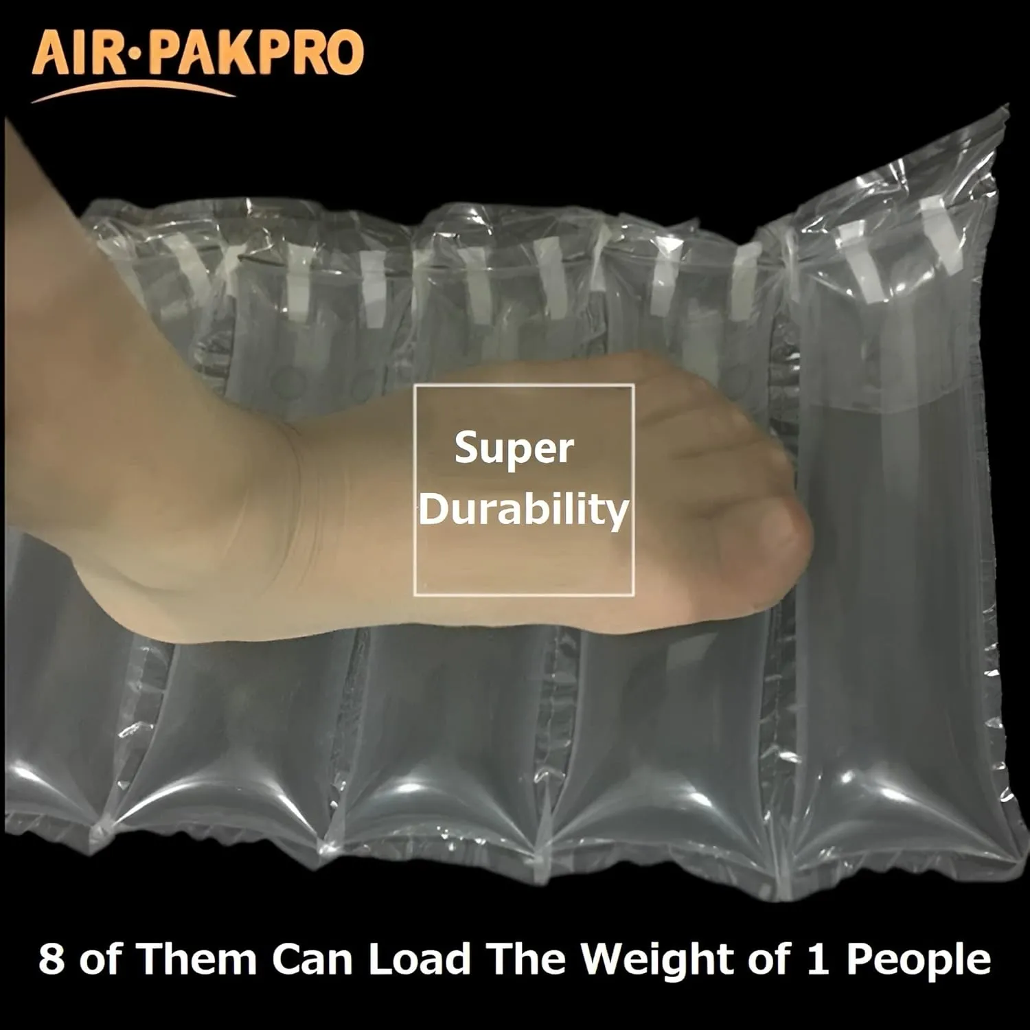 164Ft Sturdy Packing Air Cushion Bags Air Pillows Void Fill Cushioning for Shipping and Packaging with Hand pump