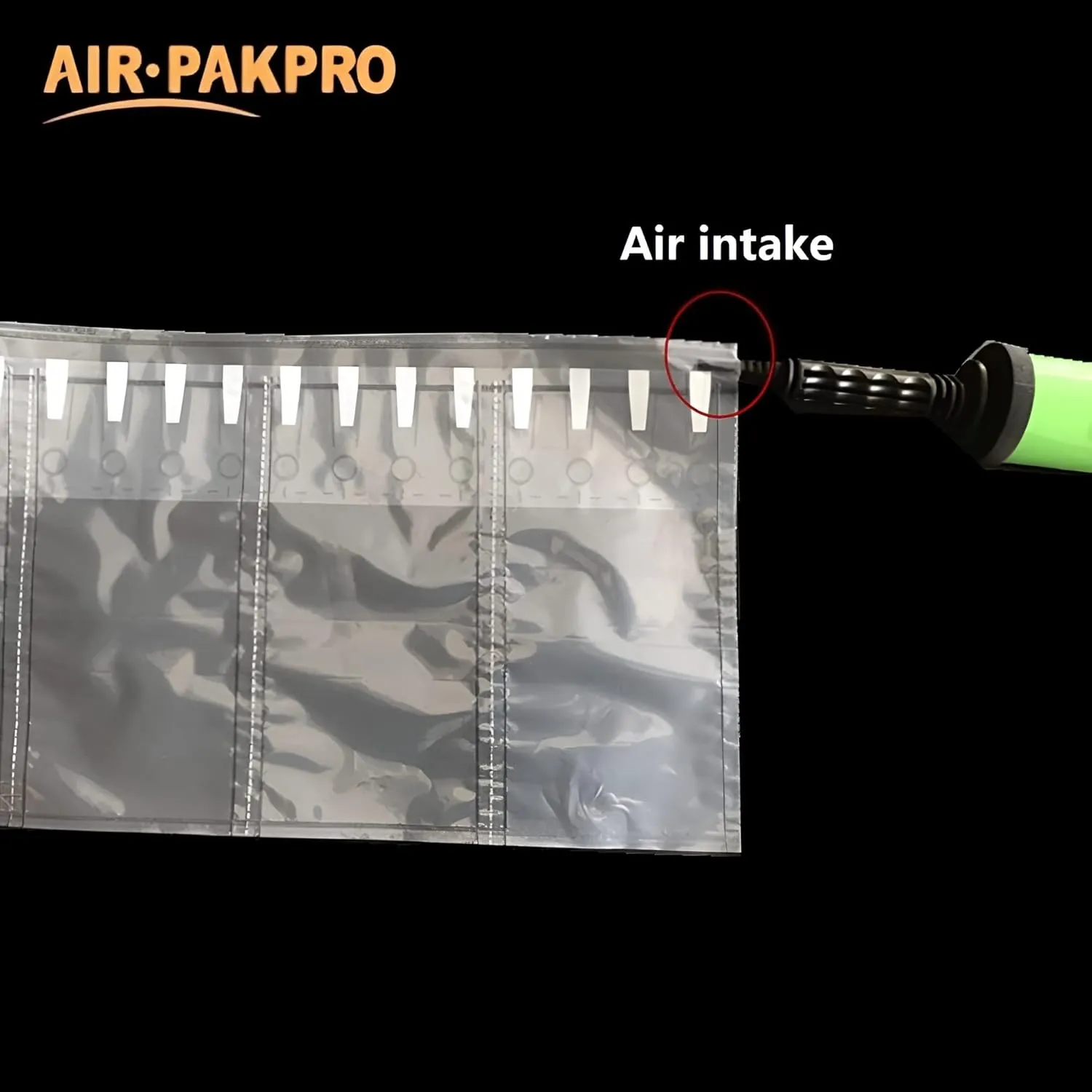 164Ft Sturdy Packing Air Cushion Bags Air Pillows Void Fill Cushioning for Shipping and Packaging with Hand pump