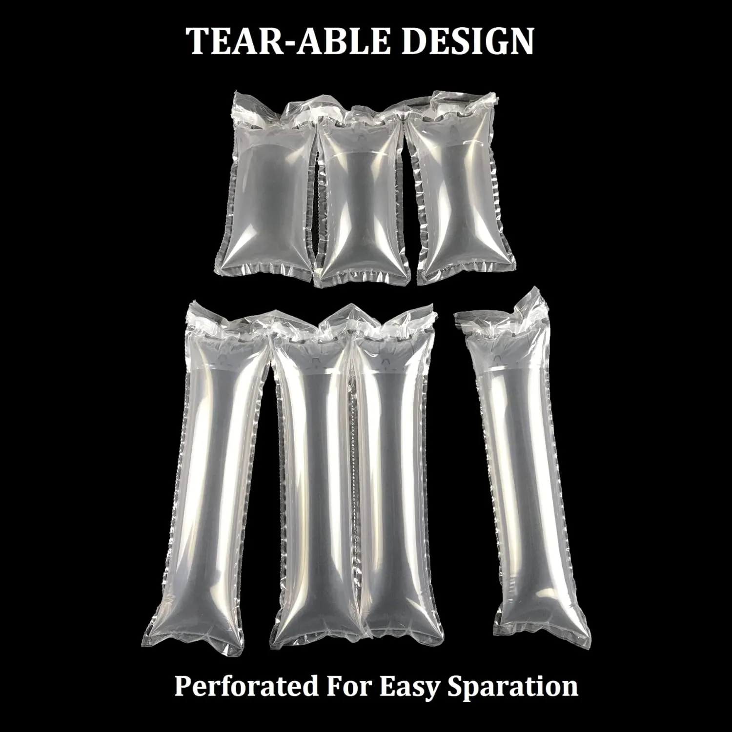 164Ft Sturdy Packing Air Cushion Bags Air Pillows Void Fill Cushioning for Shipping and Packaging with Hand pump