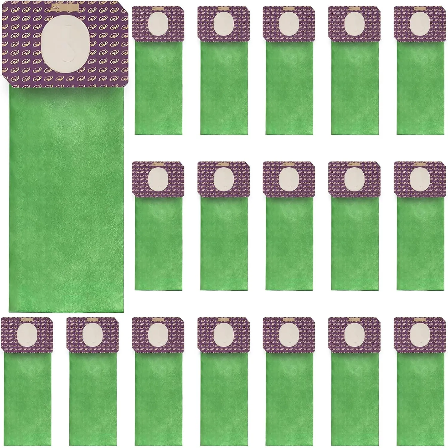 20 Pack 103483 Replacement Micro Filter Bags for ProTeam 3.25 Quart Upright Vacuum – Compatible with ProForce 1200XP, 1500XP HEPA, ProCare 15 & 151XP – 2-Ply High-Efficiency Filter Bags