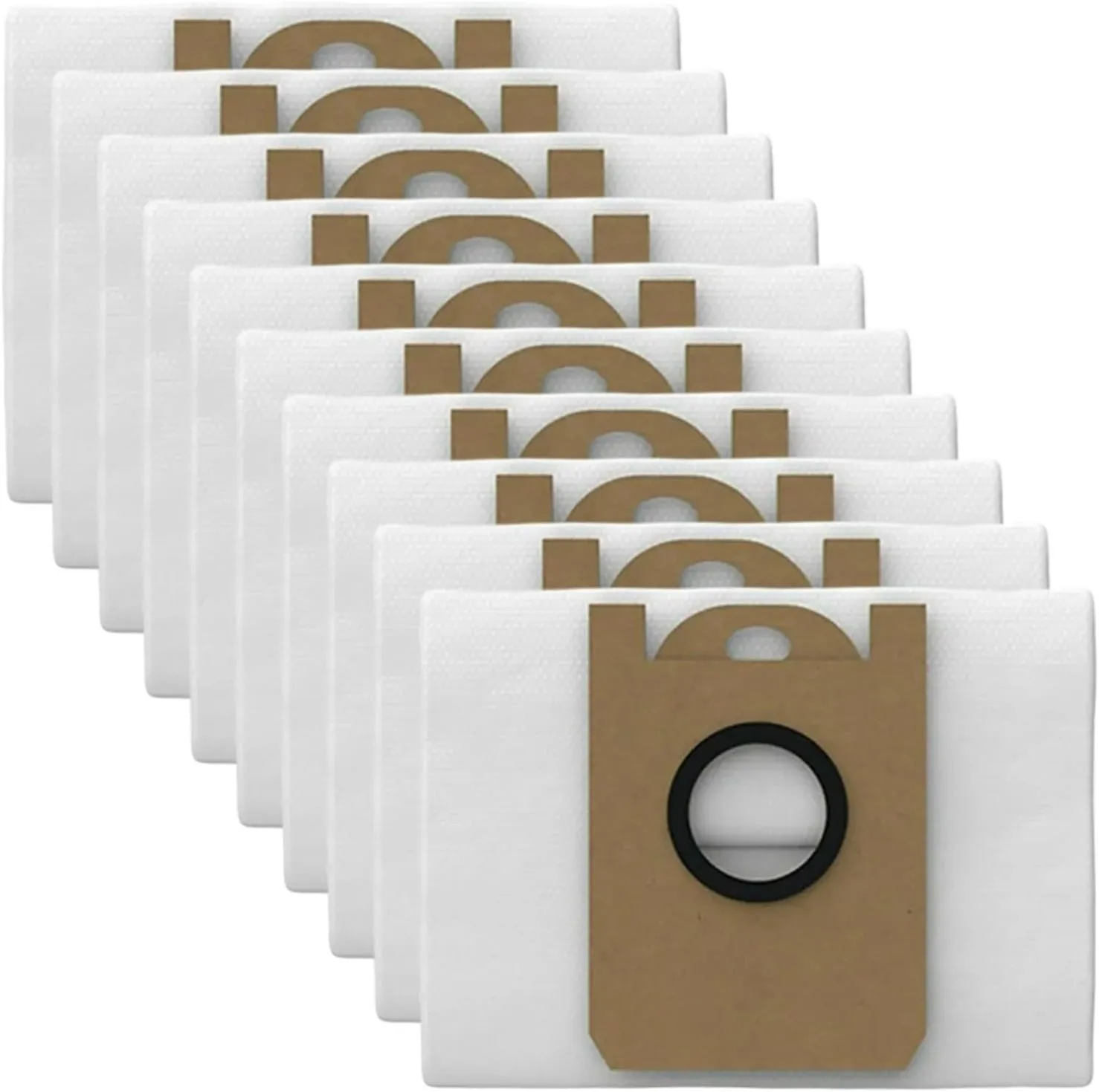 3.5L Large Dust Bag Replacement, Disposable Vacuum Dust Bags for BObsweep Dustin and For Orbi, All in One Clean Station Accessories Set(10 PACK)