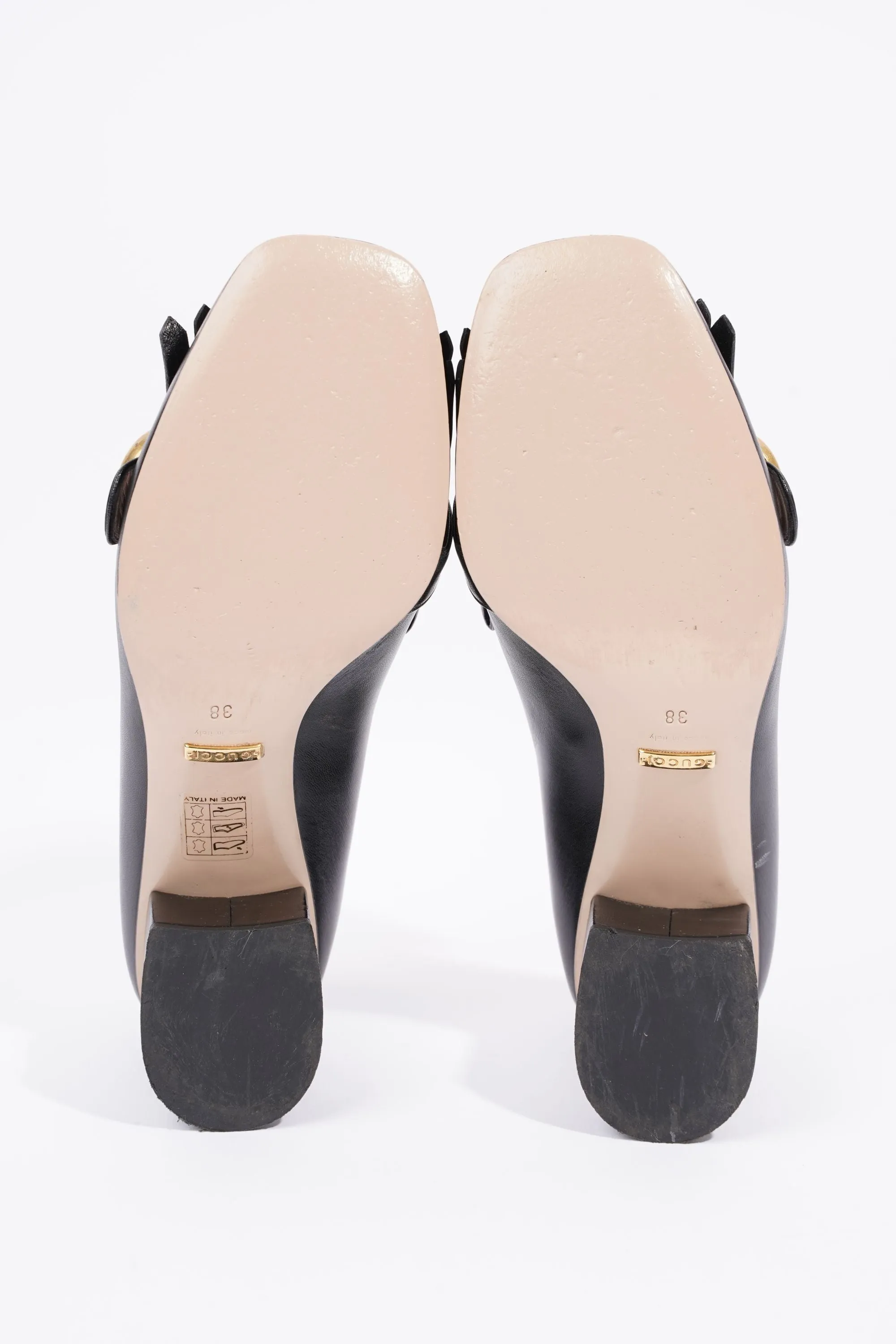 38 Womens 5 UK / Mule Machine-learning Gucci / EU Gold Fringed Black Marmont Top-rated
