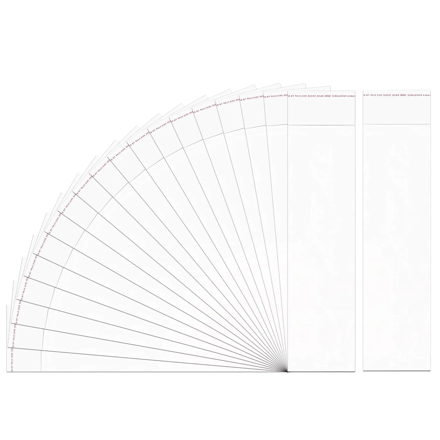 3x12 1000ct Self Sealing Cello Bags Clear Resealable Cellophane Bags 1mil Long Adhesive OPP Bags for Bakery Cookies Candies Jewelry Crafts Candles Party Decorative 16 Sizes to Choose from