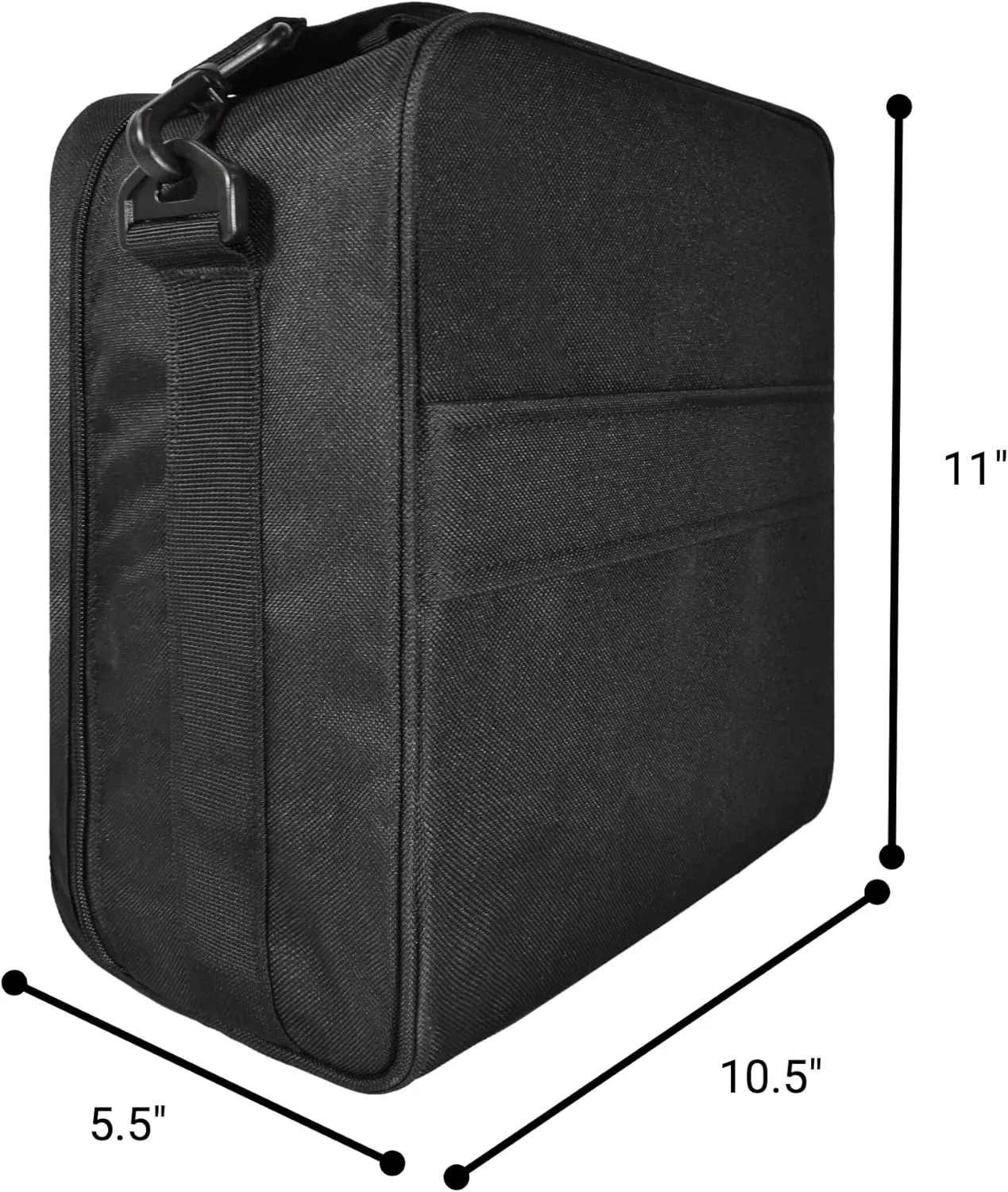 40Winkz USA CPAP Travel Bag, CPAP carry bag for various CPAP’s compatible with, Airsense 10, Airsense 11, Dreamstation & more. Attaches to luggage & travel compliant (Black)