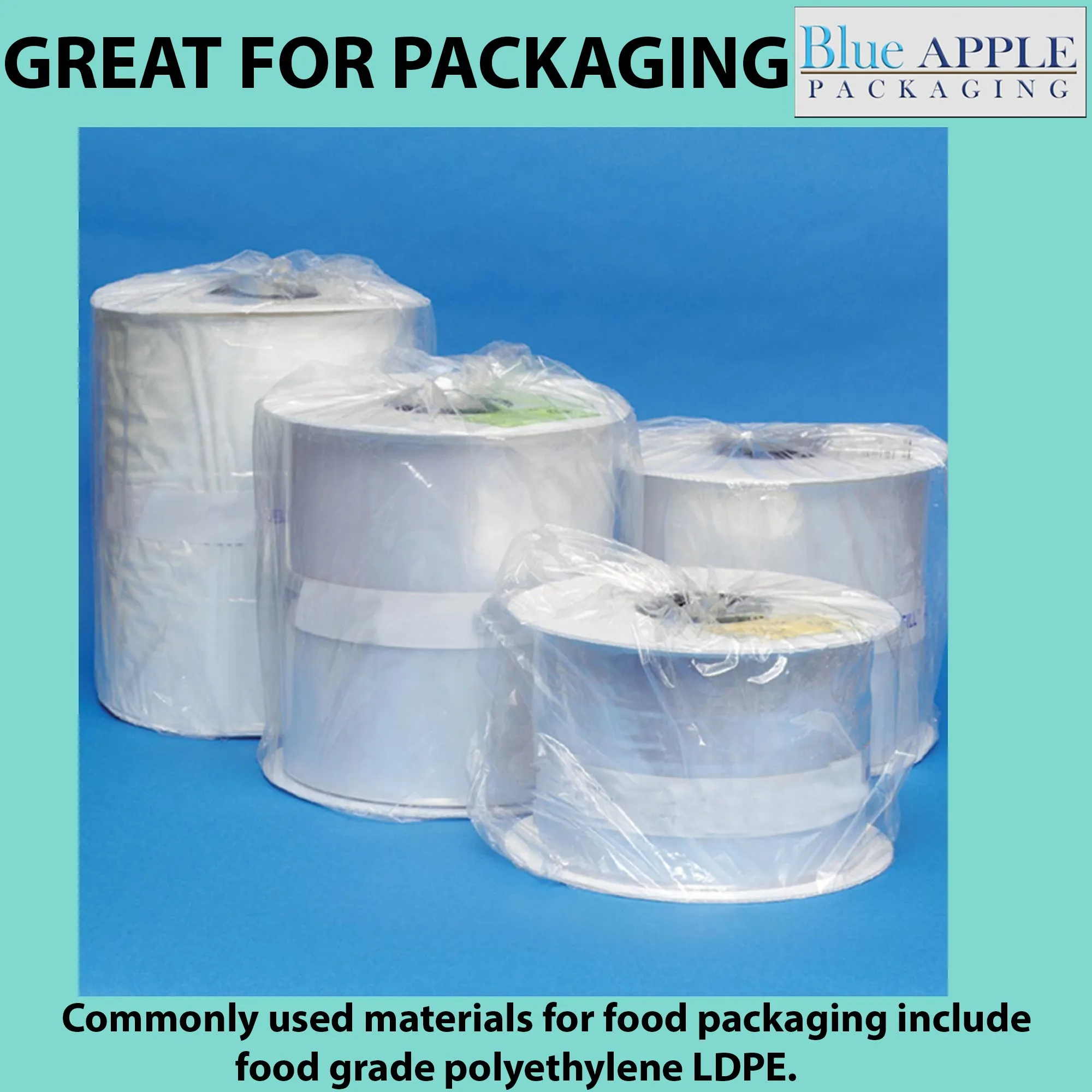 6X8 Inches Kwik-Fill® Pre-Opened Poly Bags on Roll 1.4 Mil AutoBags 1750/RL