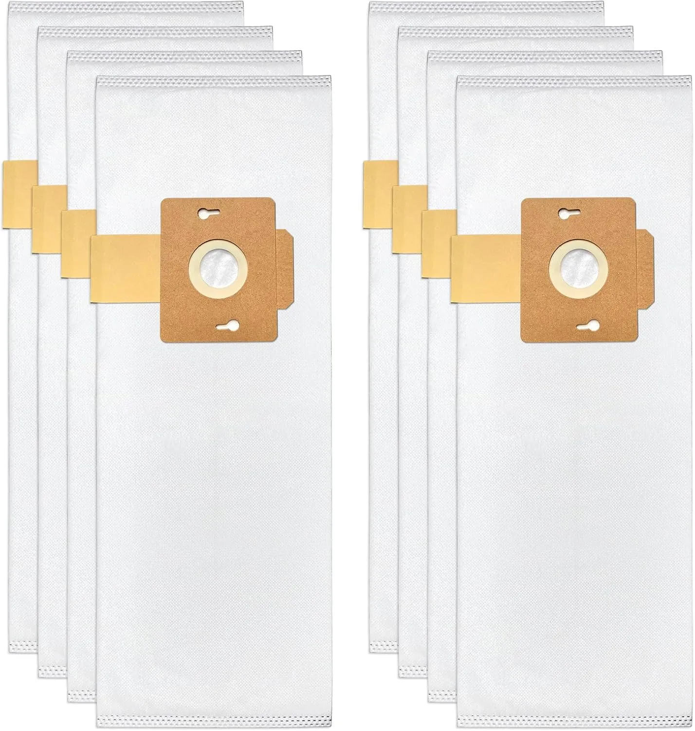 8 Pack Type F HEPA Vacuum Bags for Riccar Supralite R10E, Rsl1, Rsl1a, Ral1ac, Rsl2, Rsl3, Rsl3c, Rsl4, Rsl5, Rsl5c & Simplicity Freedom F3600, F3500, F3400, F3300, SF1 Uprights #Part RFH6 RSL-6 SFH6