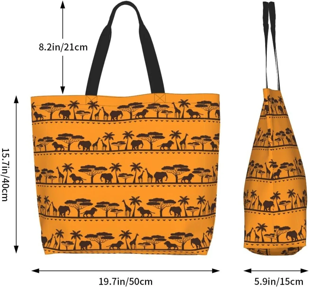Adorable Sloth Print Shoulder Bag For Women Shopping Bags Tote Bag Large Storage Handbag Grocery Bags For Travel Work