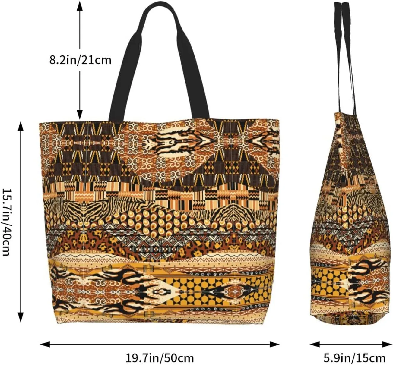 Adorable Sloth Print Shoulder Bag For Women Shopping Bags Tote Bag Large Storage Handbag Grocery Bags For Travel Work