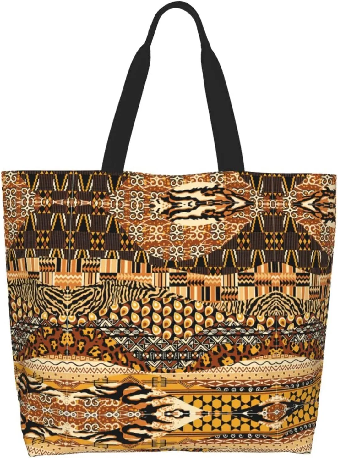 Adorable Sloth Print Shoulder Bag For Women Shopping Bags Tote Bag Large Storage Handbag Grocery Bags For Travel Work
