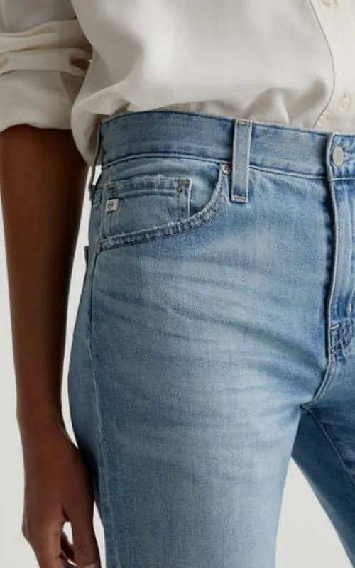 AG Jeans- Ex Boyfriend Slouchy Slim in Aries Destruction