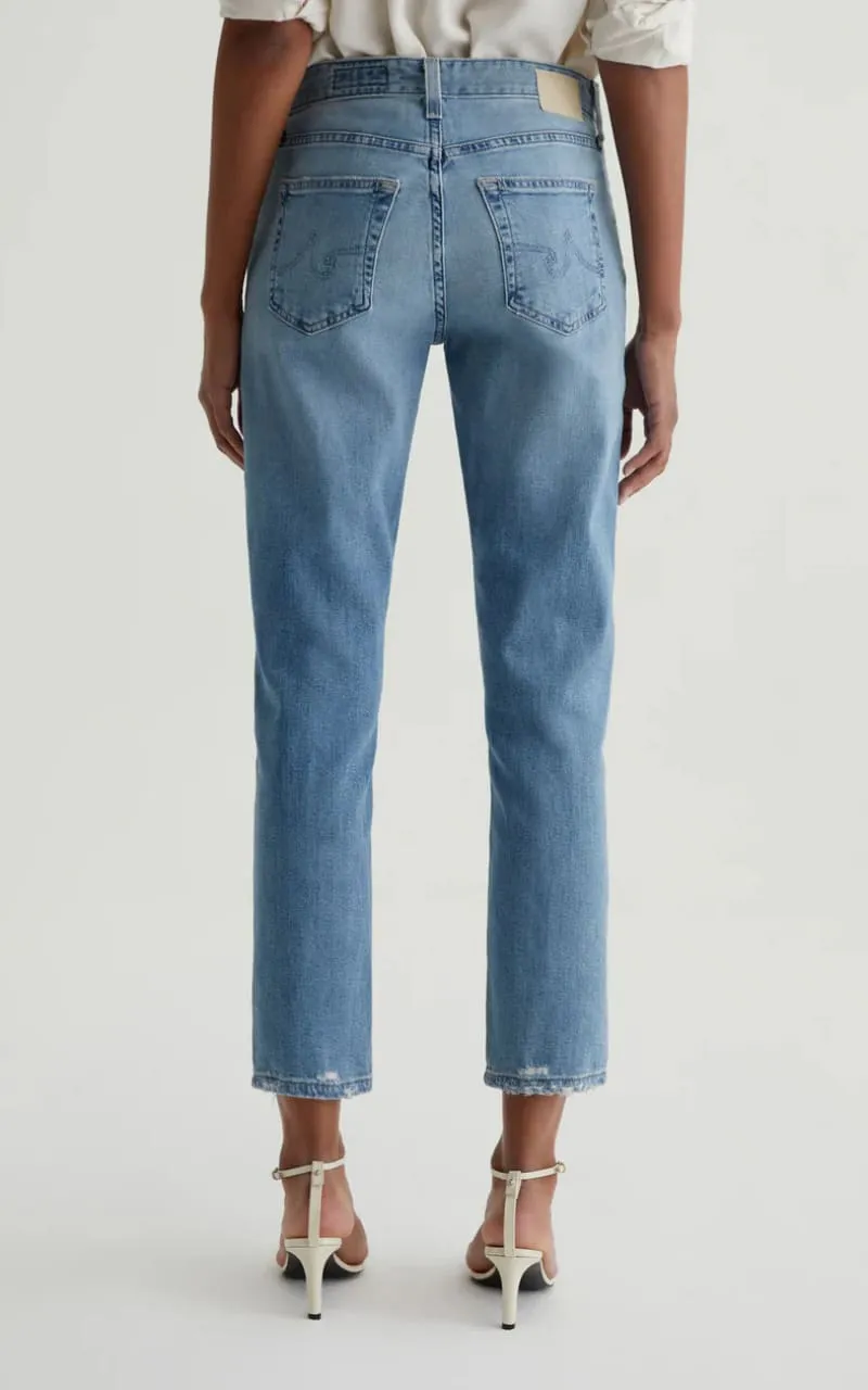 AG Jeans- Ex Boyfriend Slouchy Slim in Aries Destruction