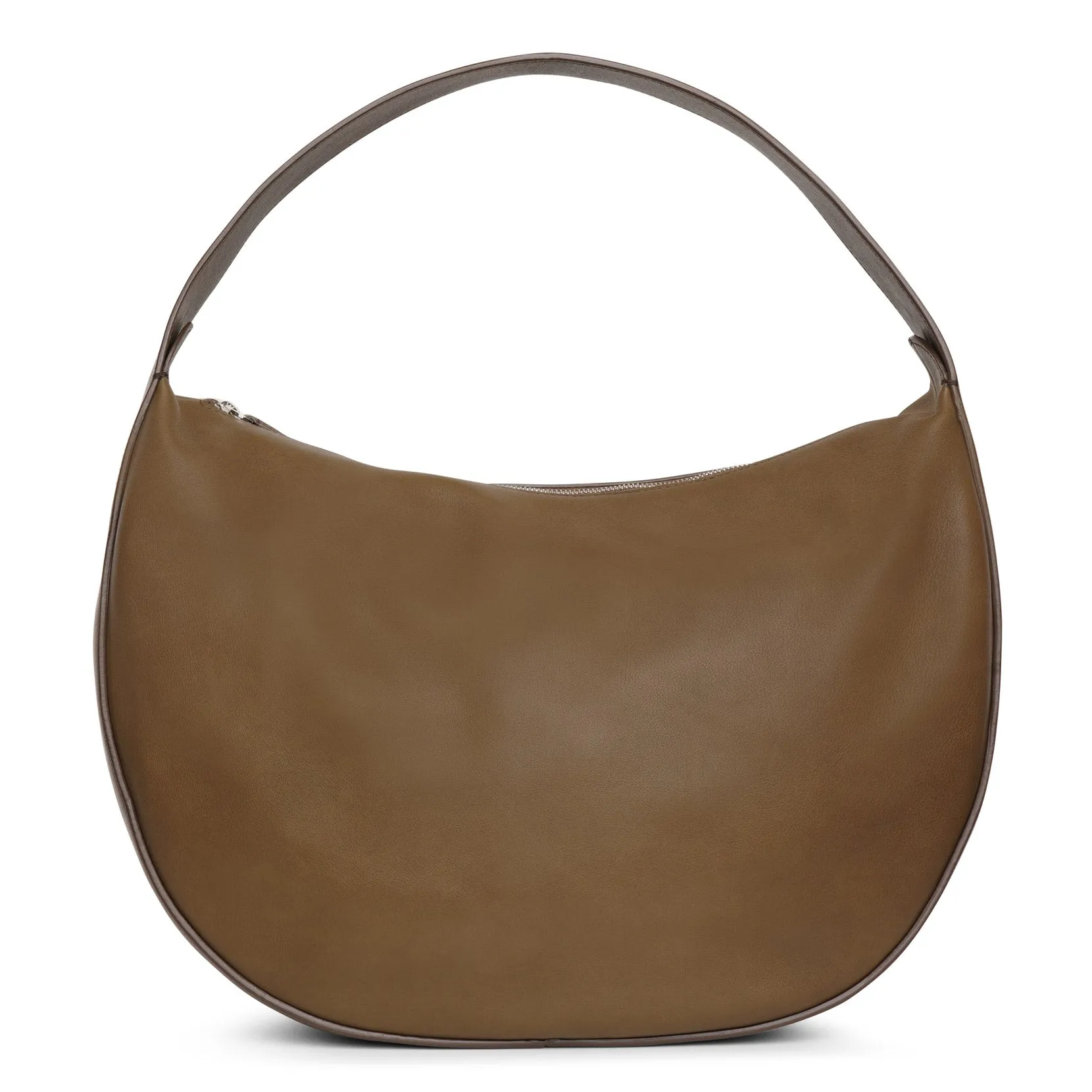 Allie brown leather shoulder bag