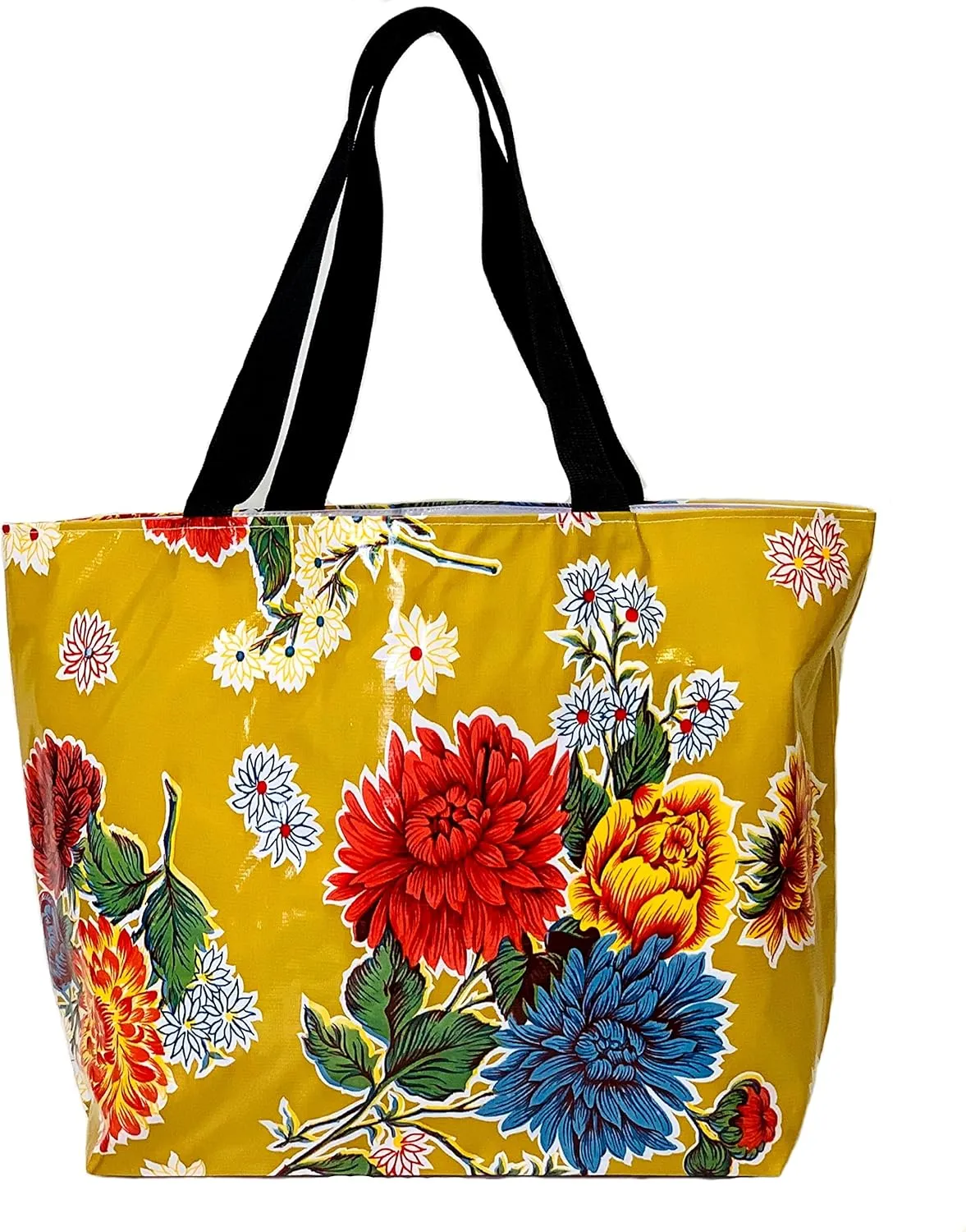 Alux Tote Bag for Women - Waterproof, Sturdy & Spacious Bag for Beach, Work, Gym, Travel - Eco-Friendly & Easy to Clean