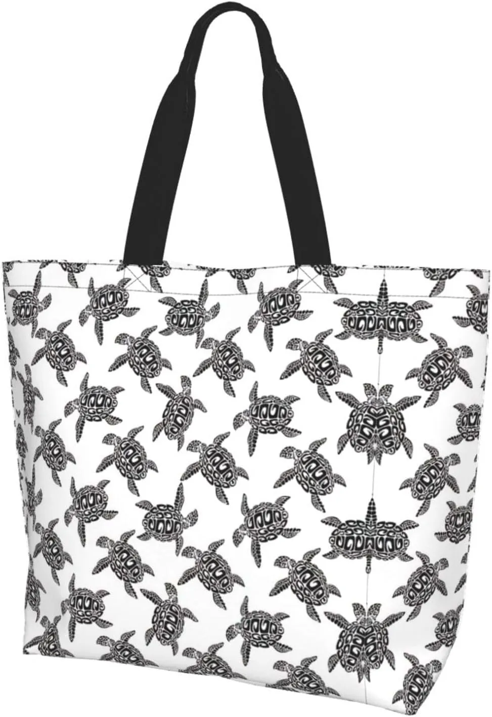 Animal Tiger Leopard Print Rose Flower Print Shoulder Bag For Women Shopping Bags Tote Bag Large Storage Grocery Bags