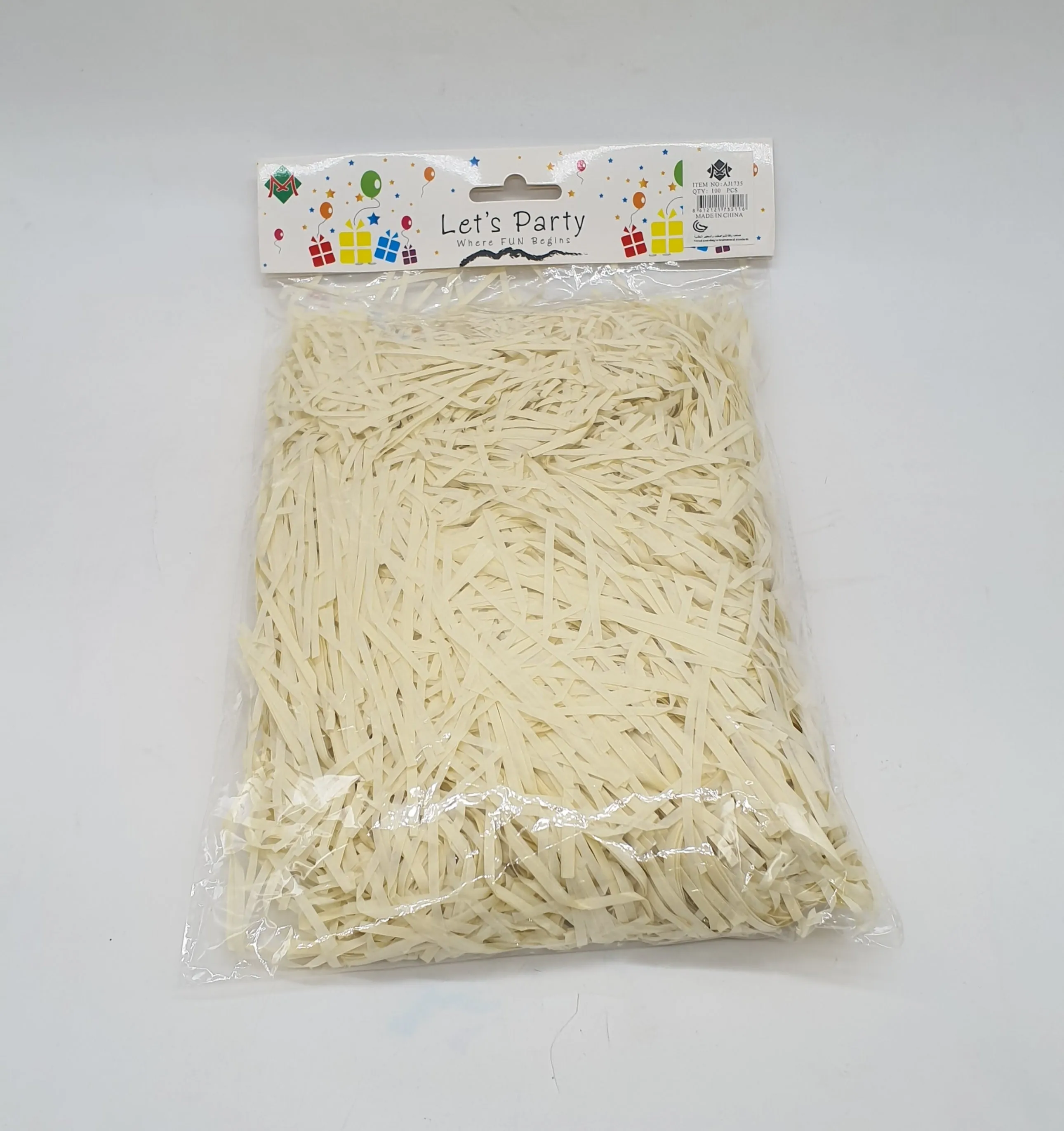 Apricot Paper Shred Filler Grass