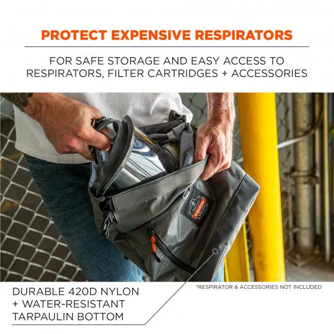 Arsenal 5186 Half and Full Face Respirator Bag - Roll Top Closure