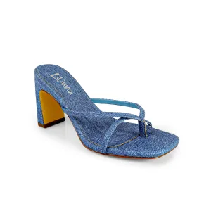 AURA-12 OPEN TOE STRAPPY HIGH HEEL SANDALS