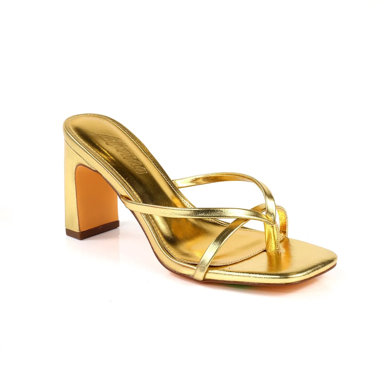 AURA-12 OPEN TOE STRAPPY HIGH HEEL SANDALS