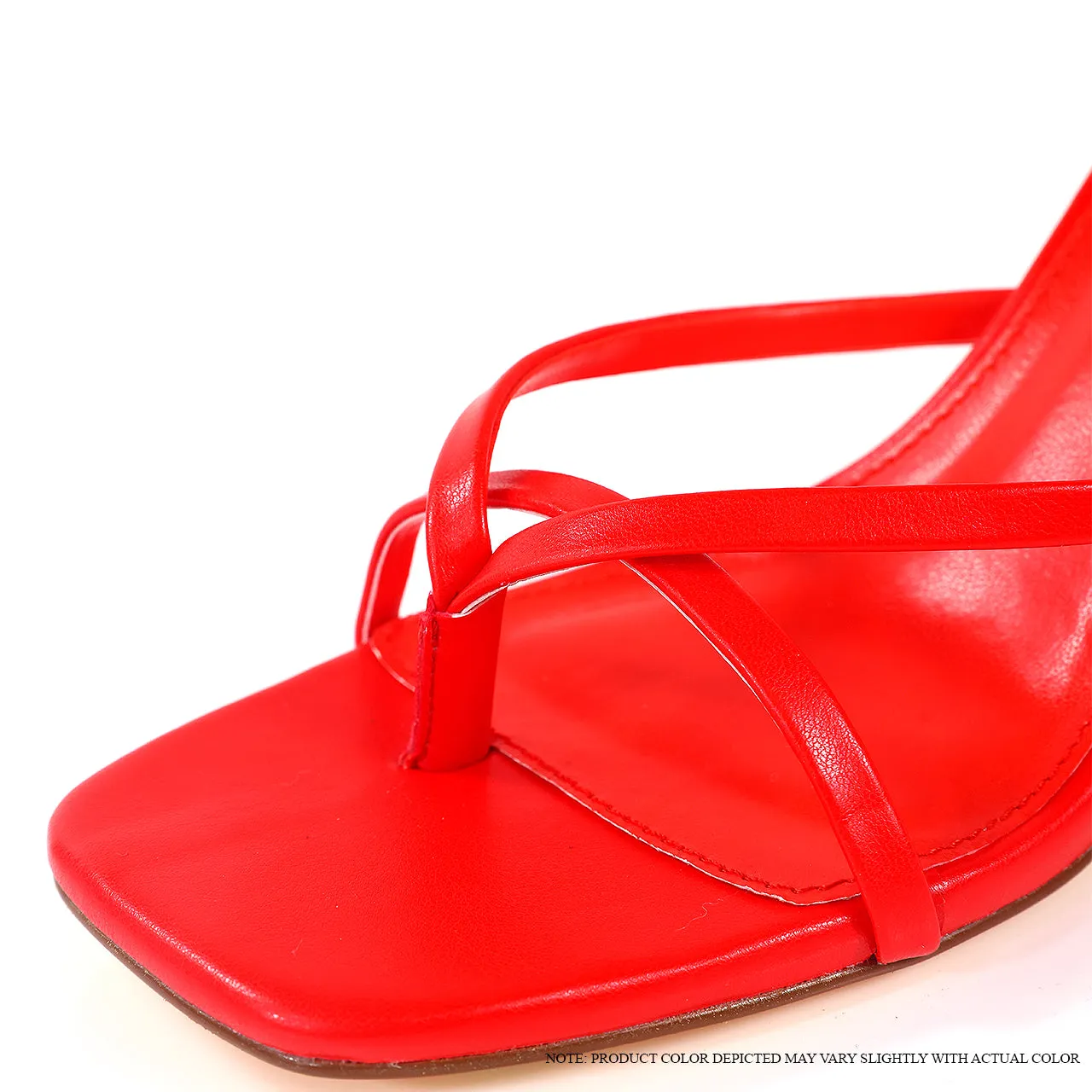 AURA-12 OPEN TOE STRAPPY HIGH HEEL SANDALS