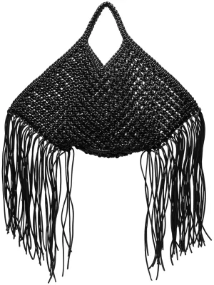 bag large basket woven Bold vegan-leather tote Expansive variety