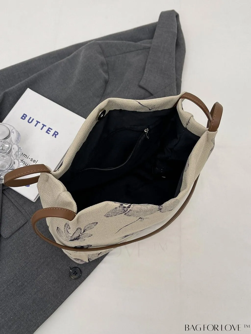 BagForLove - Floral Embroidered Hobo Bag: Chic Graphic Design & Intricate Detail