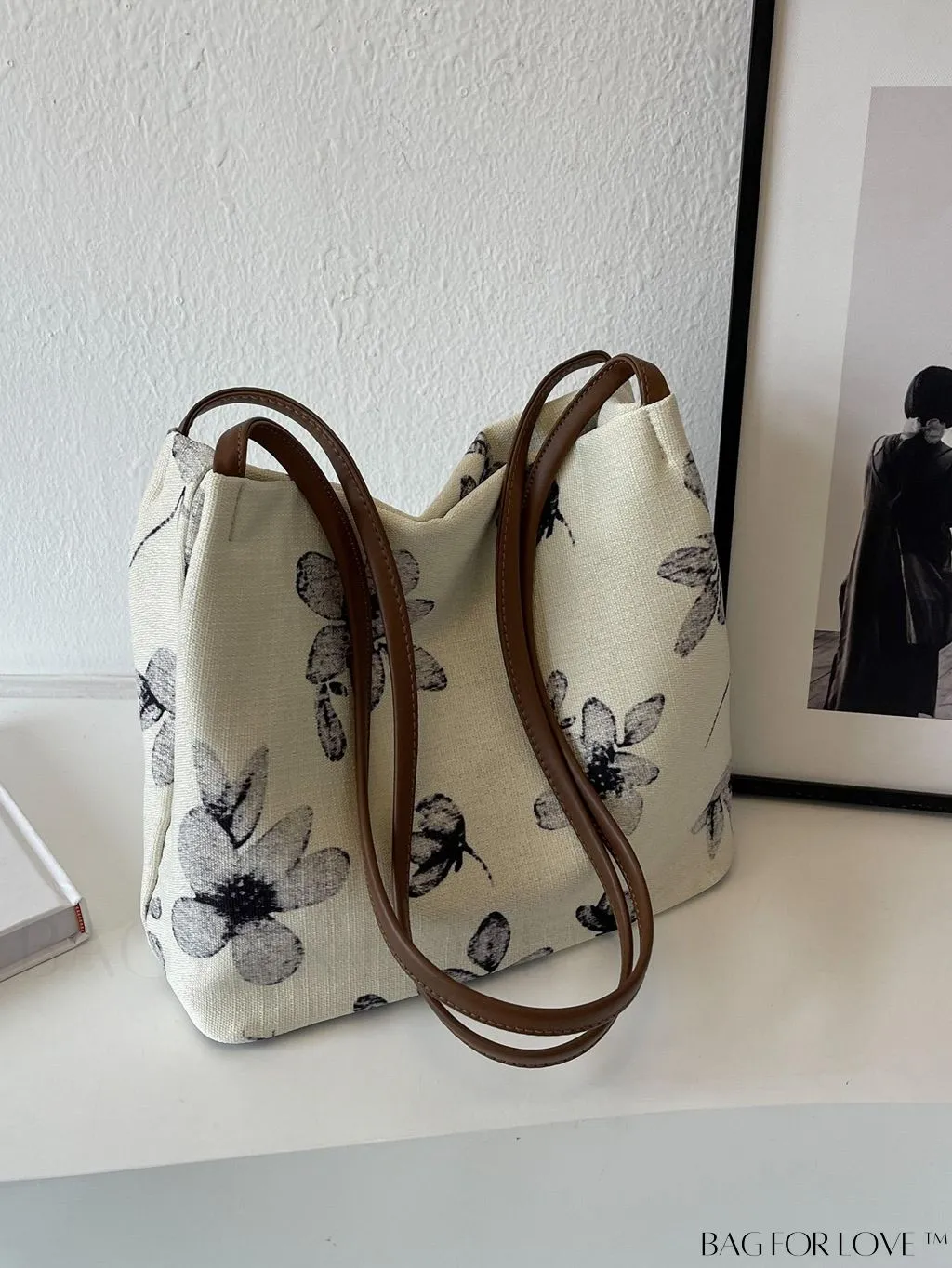 BagForLove - Floral Embroidered Hobo Bag: Chic Graphic Design & Intricate Detail