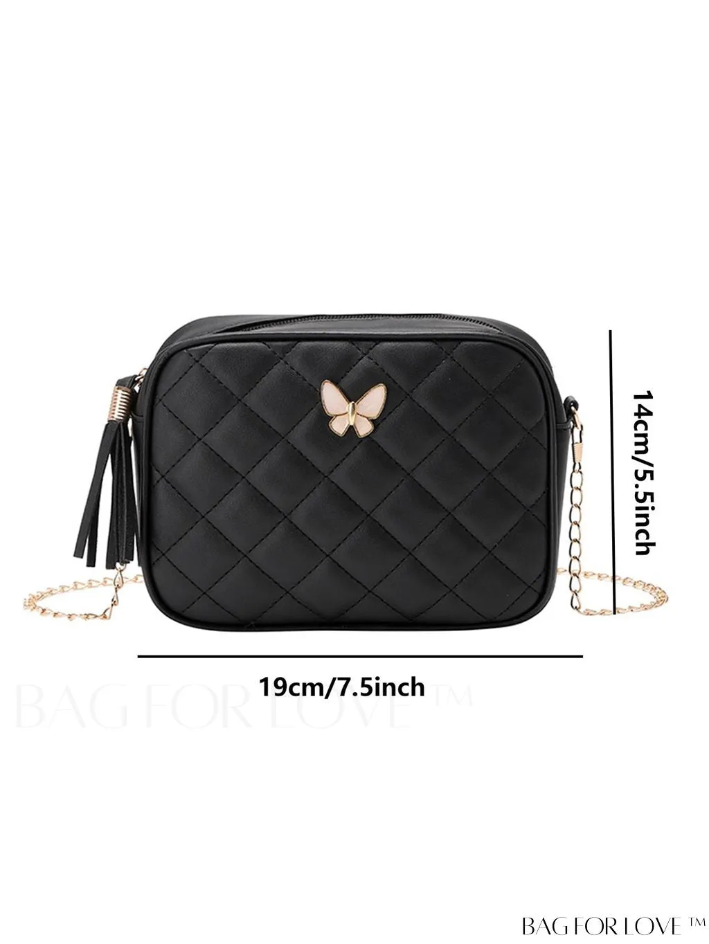 BagForLove - Fringed Fashion Crossbody Bag with Elegant Stitching
