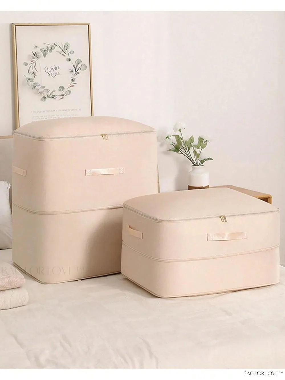 BagForLove - Soft and Sturdy Blanket Organizer Container
