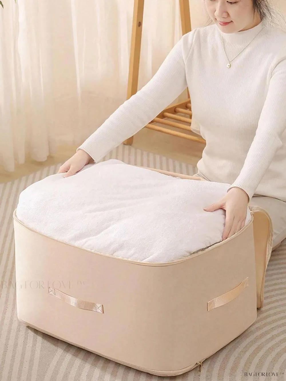 BagForLove - Soft and Sturdy Blanket Organizer Container