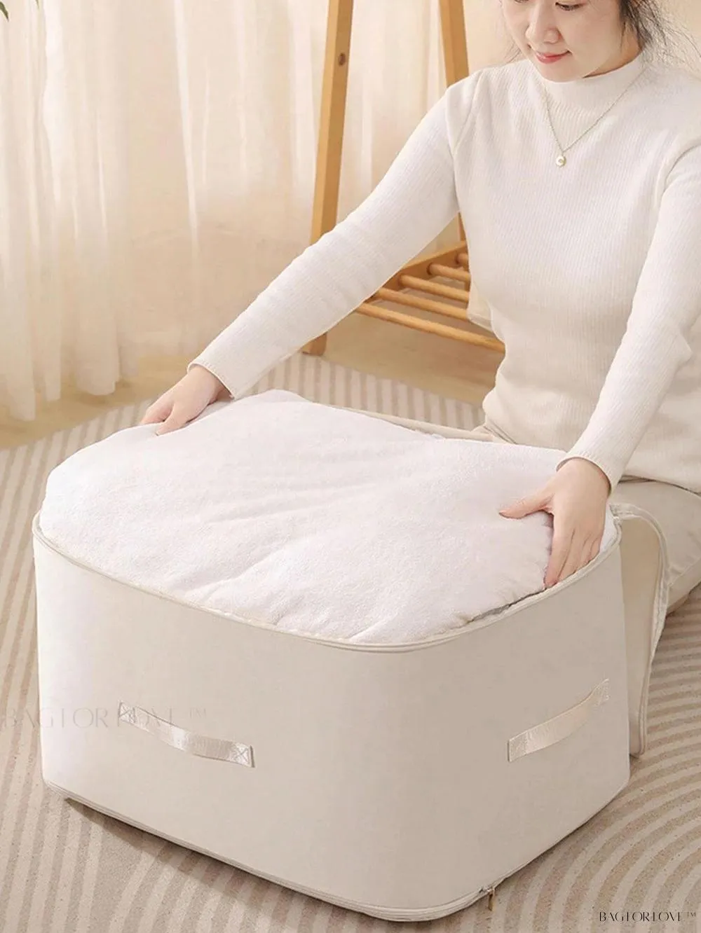 BagForLove - Soft and Sturdy Blanket Organizer Container