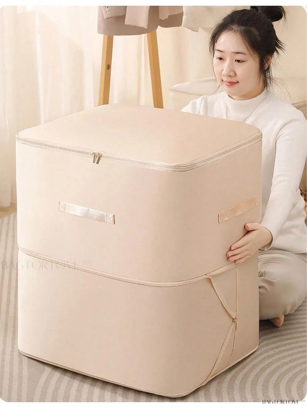 BagForLove - Soft and Sturdy Blanket Organizer Container