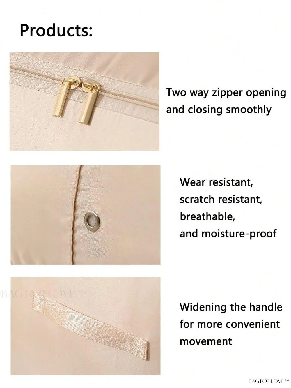 BagForLove - Soft and Sturdy Blanket Organizer Container
