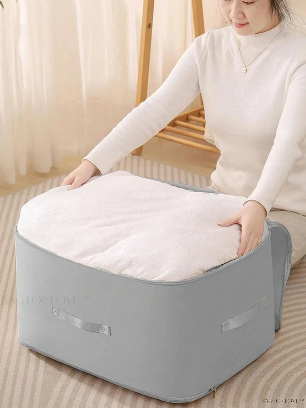 BagForLove - Soft and Sturdy Blanket Organizer Container