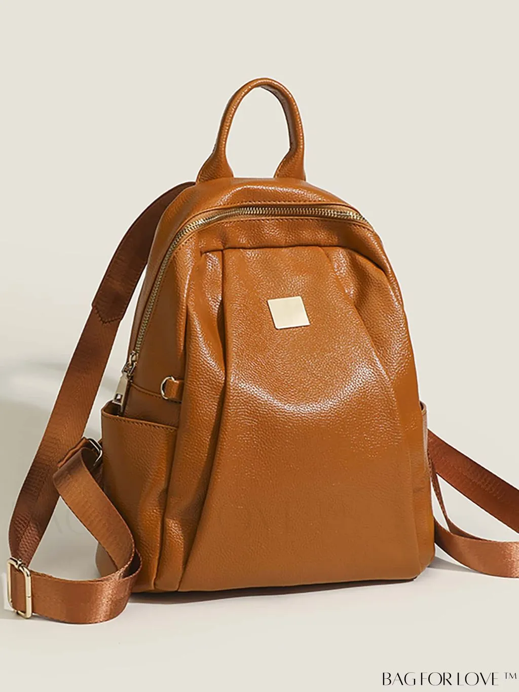 BagForLove - Sturdy PU Womens Casual Backpack