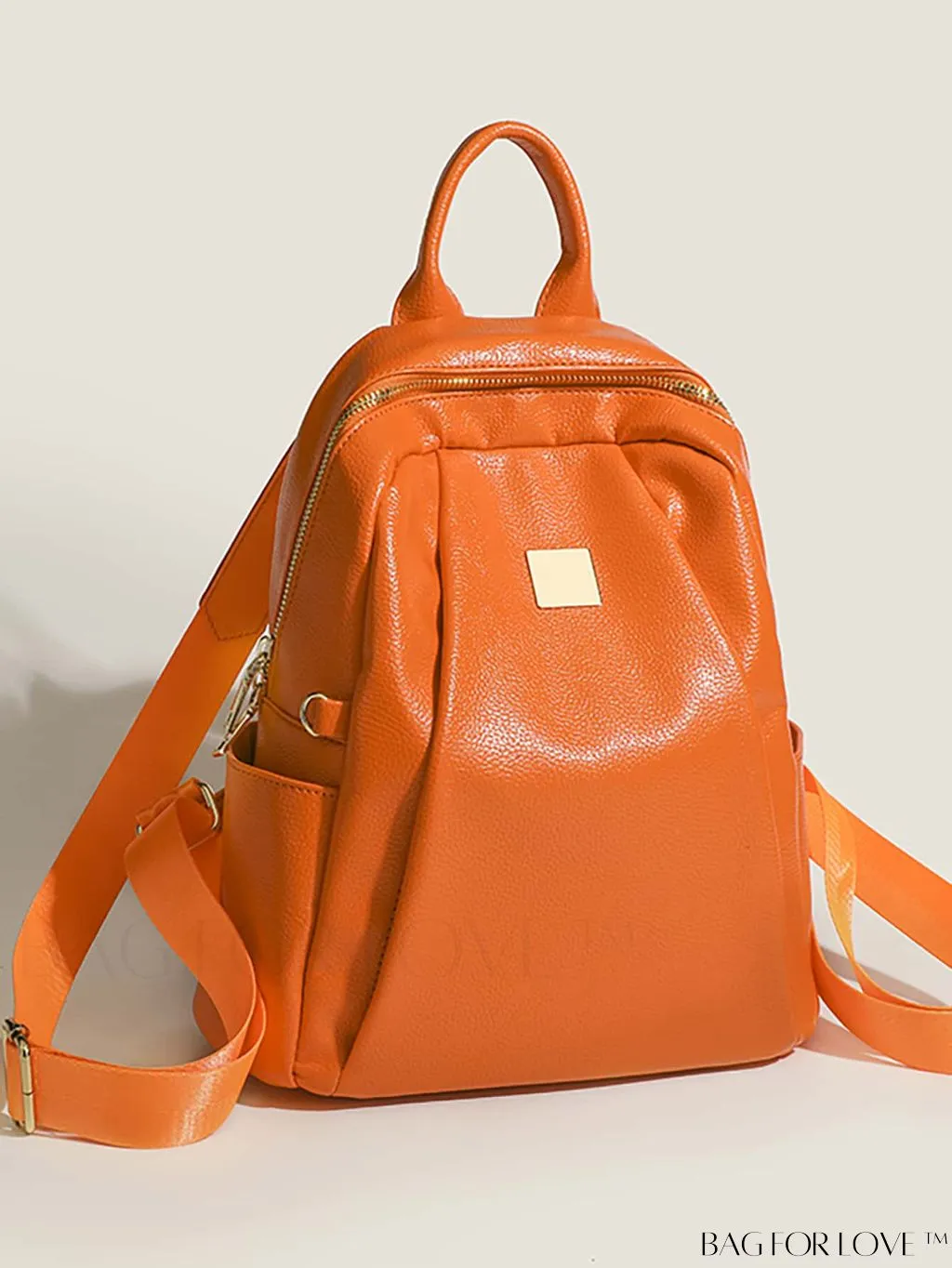 BagForLove - Sturdy PU Womens Casual Backpack