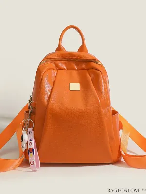 BagForLove - Sturdy PU Womens Casual Backpack