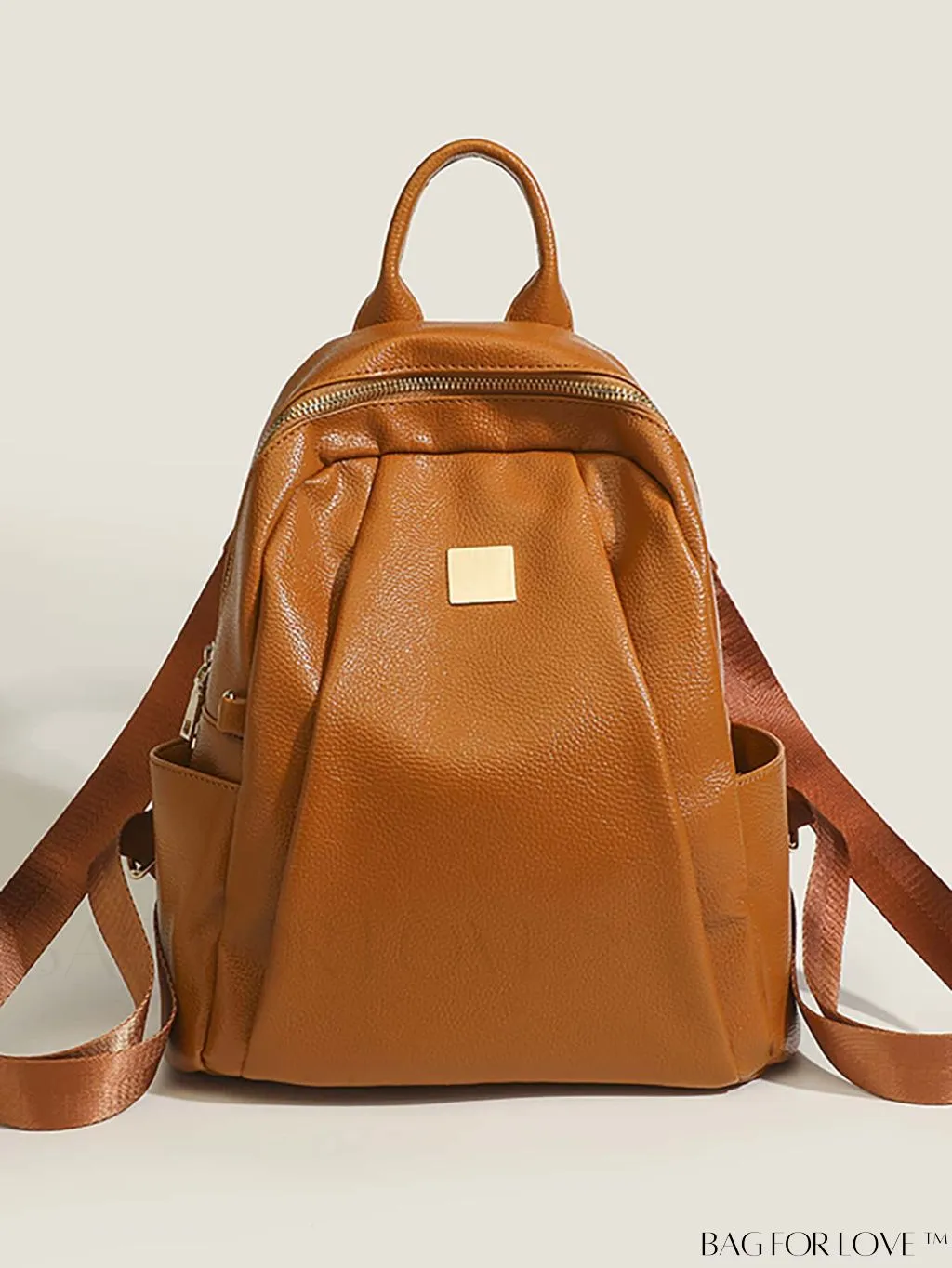BagForLove - Sturdy PU Womens Casual Backpack