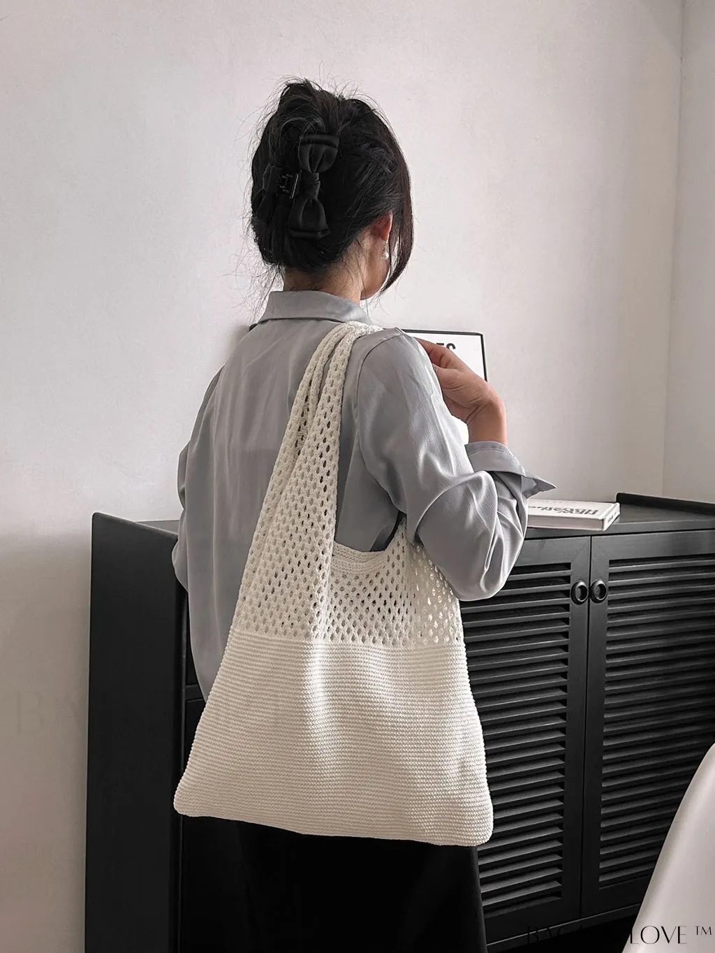 BagForLove - Summer-ready Small Crochet Bag with Intricate Hollow Out Design