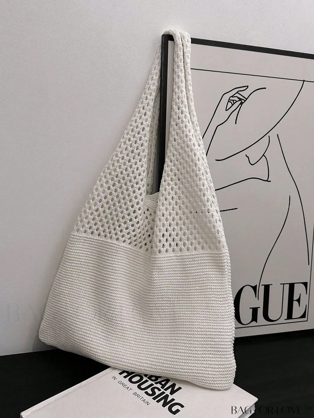 BagForLove - Summer-ready Small Crochet Bag with Intricate Hollow Out Design