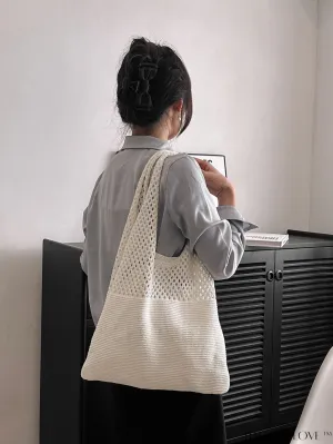 BagForLove - Summer-ready Small Crochet Bag with Intricate Hollow Out Design