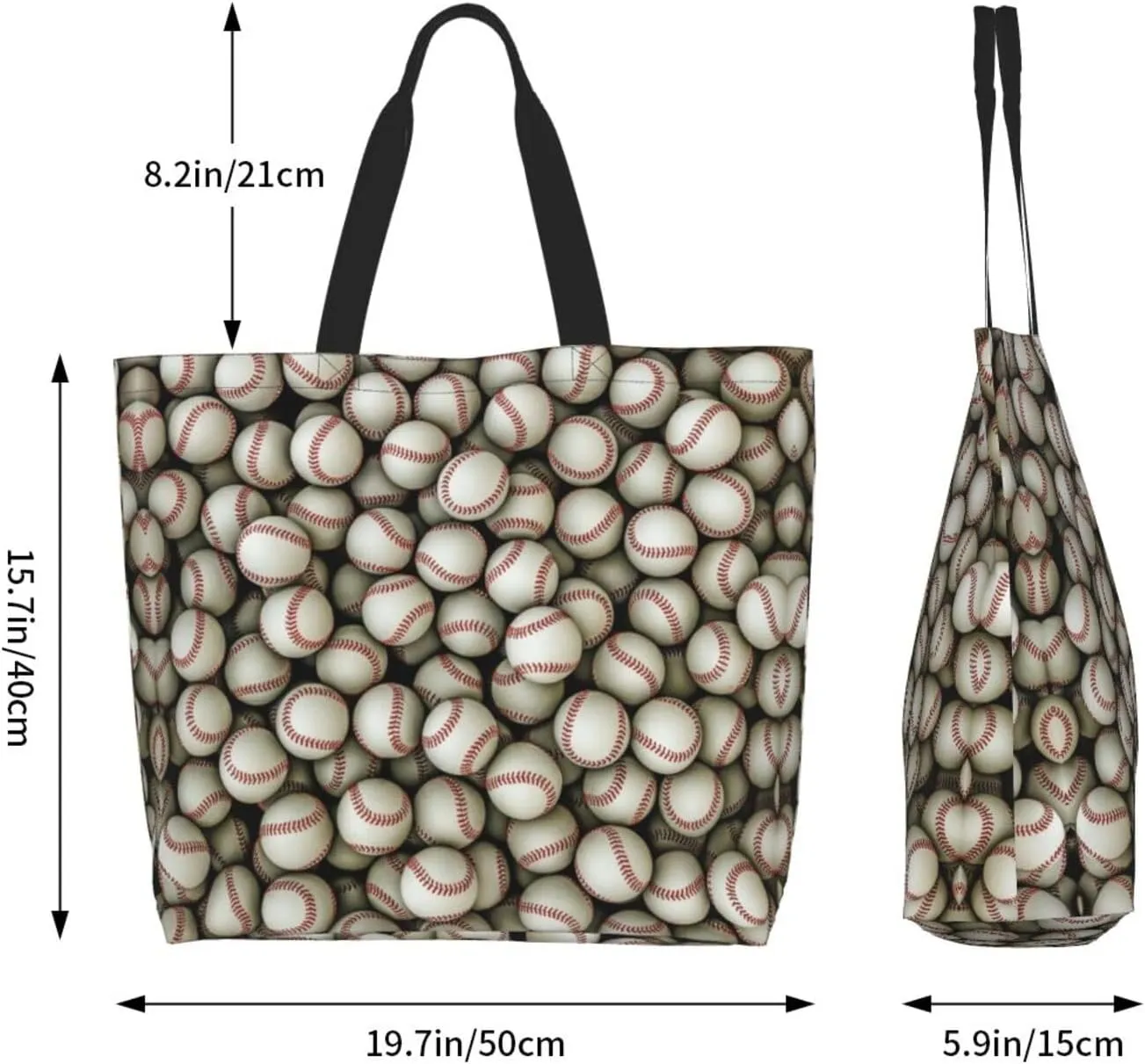 Barn Swallow In Graphite Print Shoulder Bag For Women Shopping Bags Tote Bag Large Storage Handbag Grocery Bags
