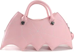 Bat wing Shoulder bag,PU Spider Web Crossbody Handbag for Women