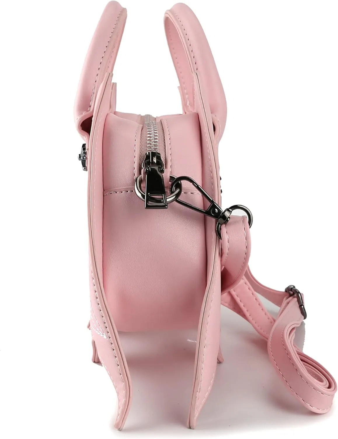 Bat wing Shoulder bag,PU Spider Web Crossbody Handbag for Women