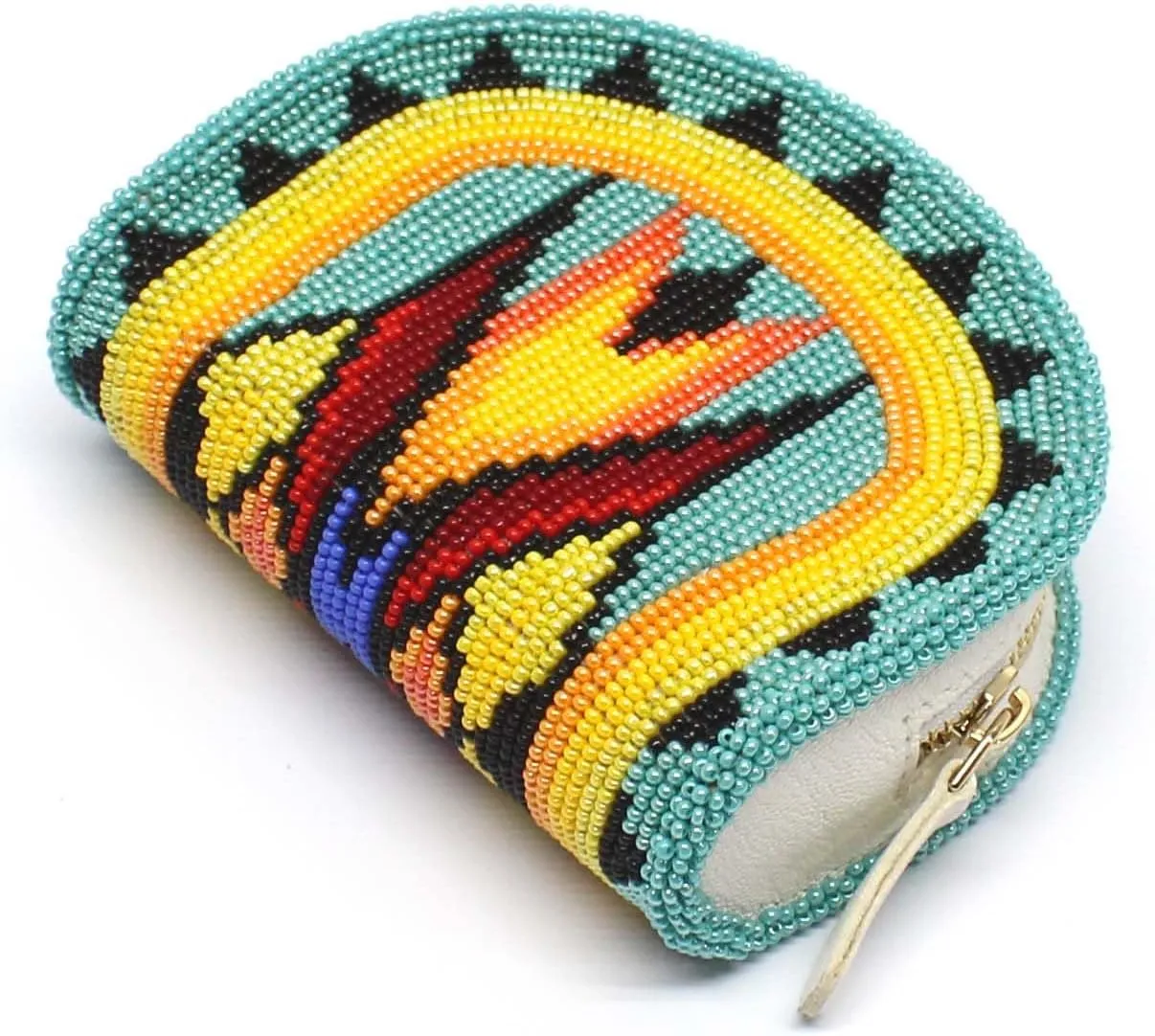 Beaded Coin Purse, Coin Purse Pouch, Beaded Coin Wallet, Cute Coin Purse, Handmade Beaded Purse, Gifts for Mom, Best Friend Gift, Mom Gifts, Boho bags, Wallets for her. (Luster Green)