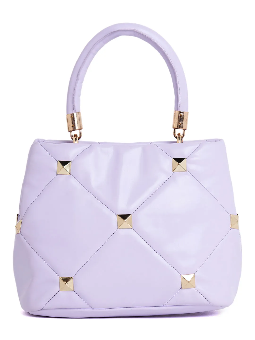 Berrylush Women Solid Purple Detachable Sling Strap PU Tasseled Regular Shoulder Bag