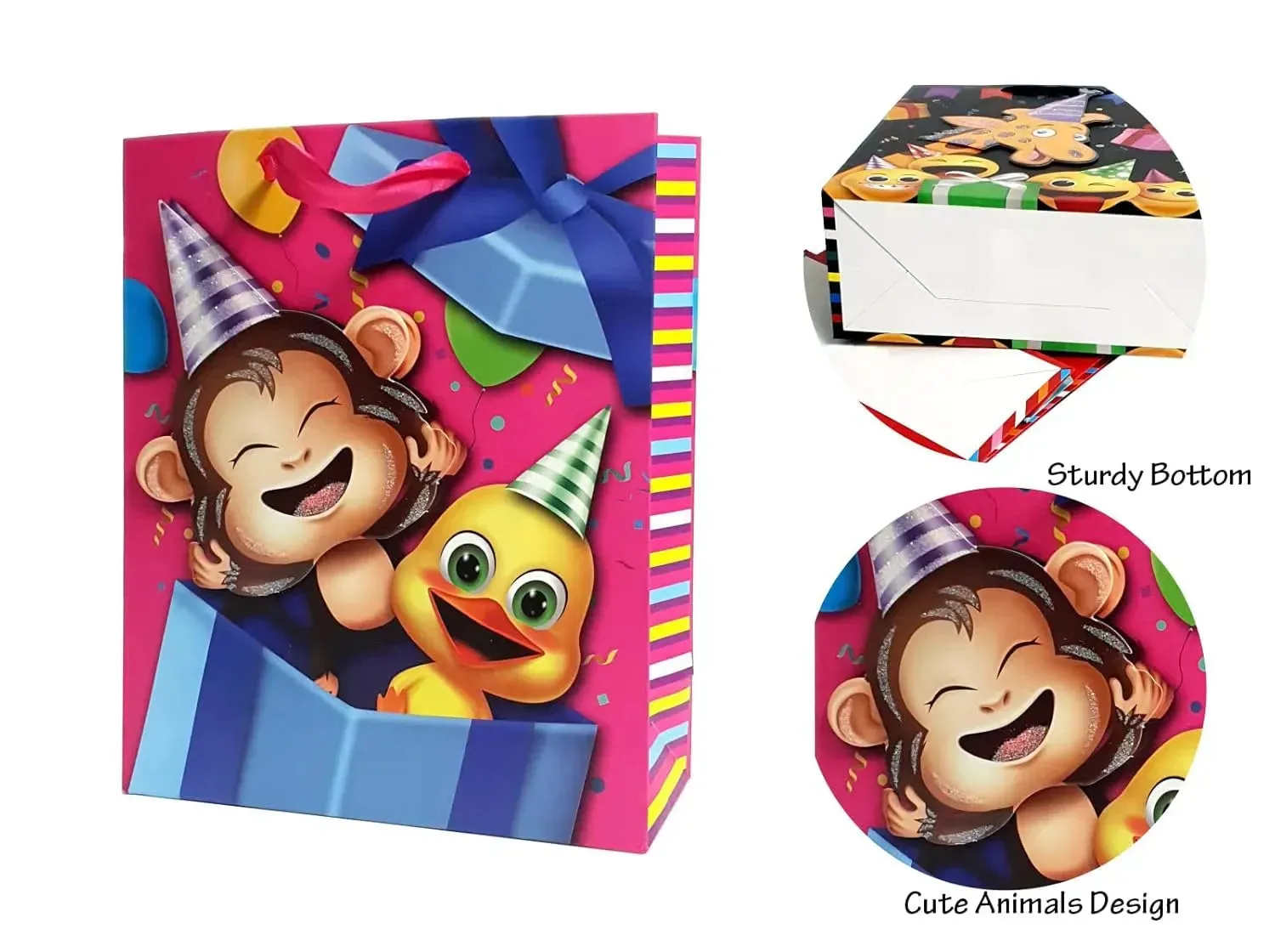 Birthday Animals Paper Gift Bag