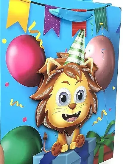Birthday Animals Paper Gift Bag